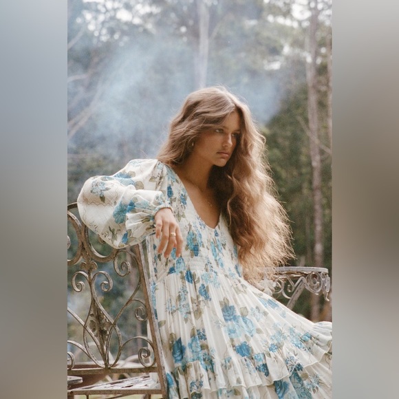 RARE Spell & The Gypsy Collective Rose Garden Gown - Picture 8 of 9